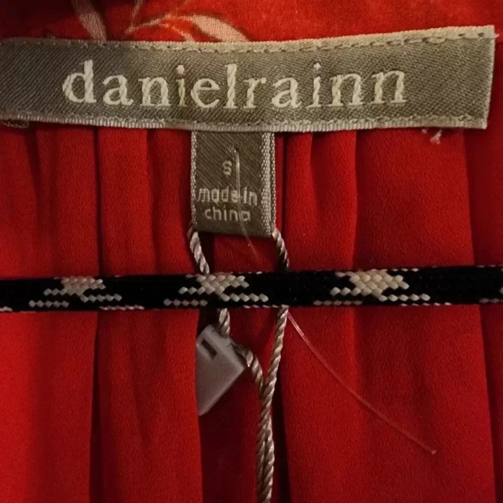 Danielrainn floral tanktop casual blouse Orange size‎ small new with tags - Picture 3 of 6